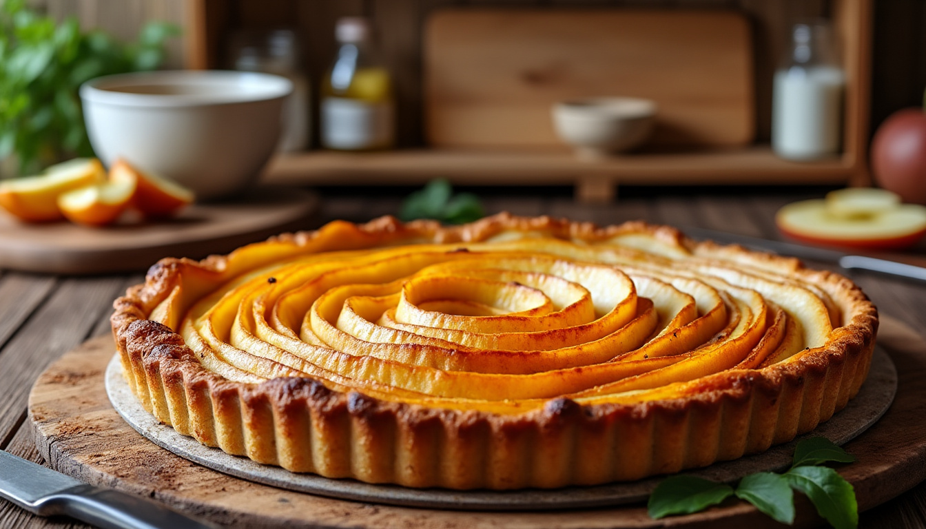 Comment préparer une tarte pomme sans pâte savoureuse découvrez comment préparer une tarte aux pommes sans pâte, savoureuse et facile à réaliser, idéale pour un dessert léger et gourmand.