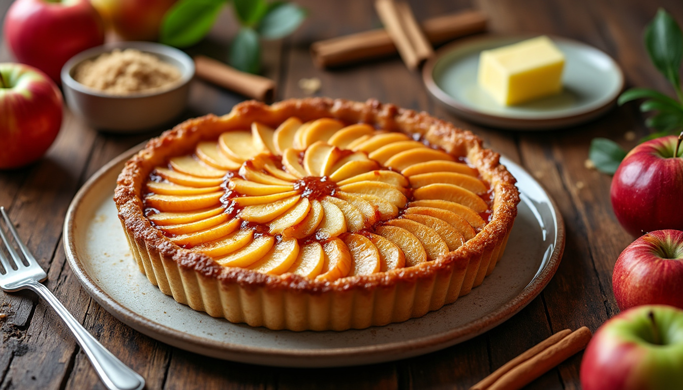 Comment préparer une tarte pomme sans pâte savoureuse découvrez comment préparer une délicieuse tarte aux pommes sans pâte, savoureuse et facile à réaliser, idéale pour un dessert léger et gourmand.