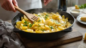 Pomme de terre à la sarladaise: croustillante et fondante