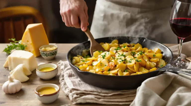 Pomme de terre à la sarladaise croustillante et parfumée pomme de terre à la sarladaise