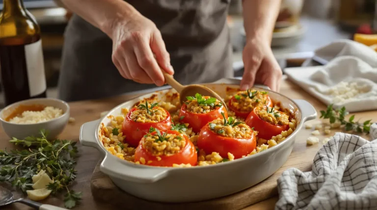 Tomates farcies recette de grand-mère avec riz, sans chichi tomates farcies recette de grand-mère avec riz