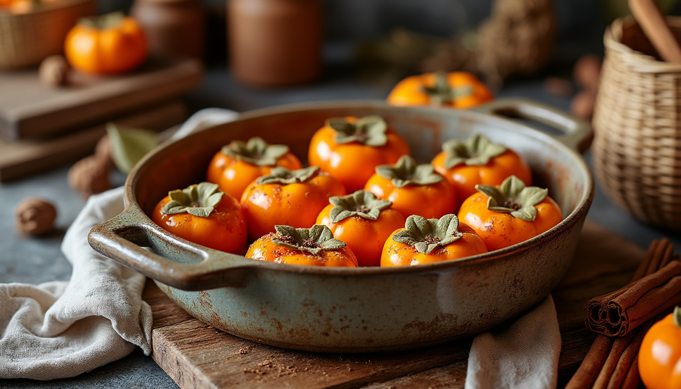 découvrez la recette simple et gourmande de kaki au four par laurent mariotte, facile à préparer et idéale pour régaler toute la famille.