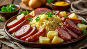 découvrez une recette facile de choucroute cuite pour préparer un plat traditionnel et savoureux, parfait pour un repas convivial et gourmand.