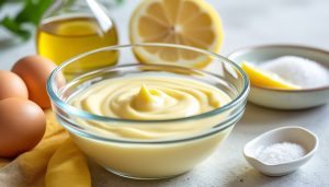 Recette simple de mayonnaise sans moutarde pour un goût doux