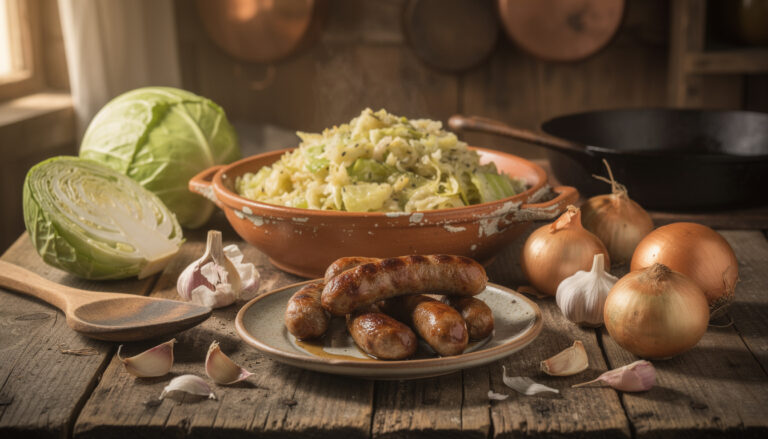 Découvrez la recette traditionnelle de la saucisse au chou à l&rsquo;ancienne