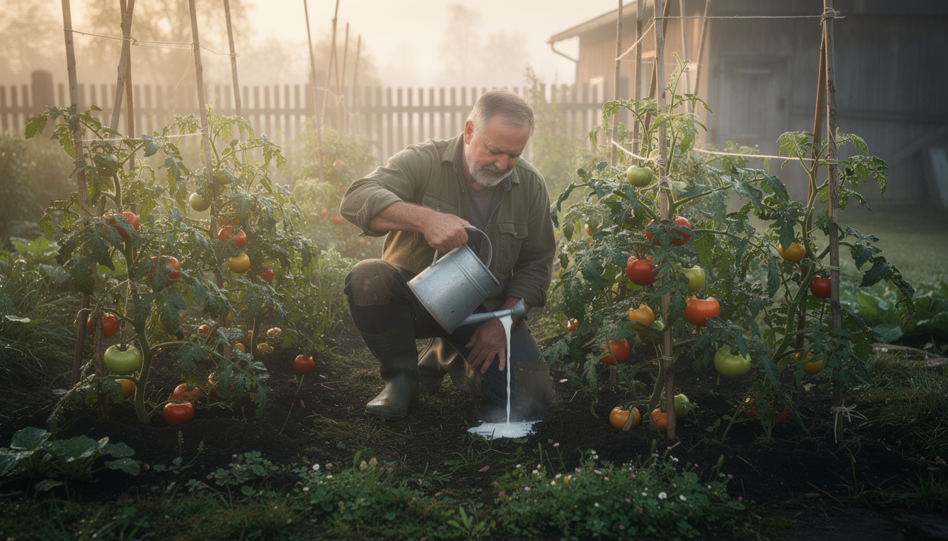 découvrez quand et pourquoi appliquer du lait au pied des plants de tomates pour améliorer leur rendement et favoriser une croissance saine.