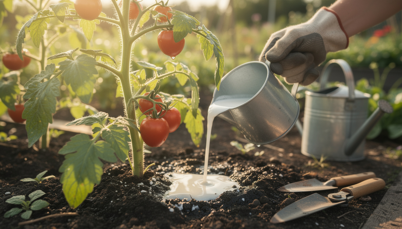 Accueil Quand et pourquoi mettre du lait au pied des tomates pour un meilleur rendement